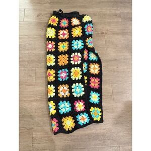 Granny Square Afghan Square Skirt‎ -Festivals Beach